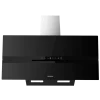 Imagen 3 Campana decorativa de 90 cm con 800 m3/h de succión, eficiencia A++, control gestual, Smoke Sensor y acabado en vidrio negro mate. Máxima potencia y diseño.