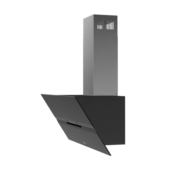 Imagen 4 Campana decorativa de 90 cm con 800 m3/h de succión, eficiencia A++, control gestual, Smoke Sensor y acabado en vidrio negro mate. Máxima potencia y diseño.