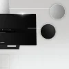 Imagen 6 Campana decorativa de 90 cm con 800 m3/h de succión, eficiencia A++, control gestual, Smoke Sensor y acabado en vidrio negro mate. Máxima potencia y diseño.