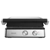 Imagen 3 Parrilla eléctrica Rock'nGrill Blaze de 2400 W con placas extraíbles RockStone, apertura 180º y control de temperatura y tiempo para un cocinado preciso.