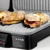 Imagen 4 Parrilla eléctrica de 2000 W con revestimiento RockStone, apertura de 180º y placa superior flotante para una cocción uniforme en superficie de 30x23,5 cm.