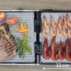 Imagen 4 Parrilla eléctrica Rock'nGrill Pro de 2000 W con revestimiento RockStone. Placas extraíbles, reversibles y apertura de 180º para un cocinado uniforme.