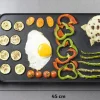 Imagen 7 Plancha de asar de gran potencia y revestimiento antiadherente Daikin. Cuenta con temperatura ajustable, bandeja recogegrasas y es apta para lavavajillas.