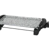 Imagen 2 Plancha eléctrica de 1800 W con revestimiento RockStone de gran dureza y antiadherencia. Incluye termostato regulable, superficie amplia y cajetín recogegrasas.