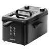Imagen 2 Freidora eléctrica de 3 litros con filtro OilCleaner para mantener el aceite limpio. 2400 W de potencia, temporizador de 30 minutos y diseño elegante en negro.
