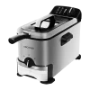 Imagen 2 Freidora eléctrica de 3 litros con filtro de aceite ProFilter y 2400 W. Mantiene el aceite limpio, incluye tapa con ventana y componentes aptos para lavavajillas.