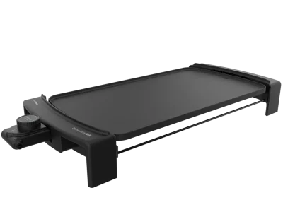 Plancha de asar eléctrica Cecotec Tasty&Grill 3000 BlackWater con superficie antiadherente y bandeja recogegrasas