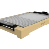 Plancha de asar eléctrica Cecotec Tasty&Grill 2000 Bamboo MixStone con estructura de bambú y superficie mixta de cocina