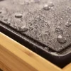 Imagen 4 Plancha de asar de 2000 W con estructura de bambú, superficie mixta grill y plancha, revestimiento RockStone antiadherente y termostato regulable.