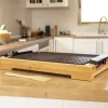 Imagen 5 Plancha de asar de 2000 W con estructura de bambú, superficie mixta grill y plancha, revestimiento RockStone antiadherente y termostato regulable.