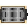 Imagen 3 Plancha de asar eléctrica de 2000 W con estructura de bambú y revestimiento RockStone antiadherente. Superficie grill extraíble apta para lavavajillas.