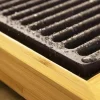 Imagen 4 Plancha de asar eléctrica de 2000 W con estructura de bambú y revestimiento RockStone antiadherente. Superficie grill extraíble apta para lavavajillas.