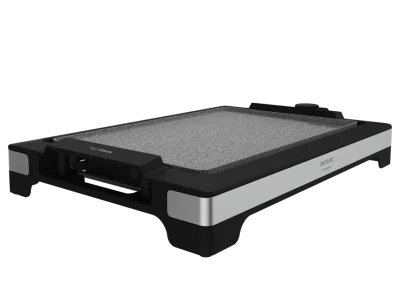 Plancha eléctrica Cecotec Tasty&Grill 2000 InoxStone con superficie de piedra RockStone y acabados en acero inoxidable