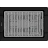 Imagen 3 Plancha de asar eléctrica de 2000 W con acabados en acero inoxidable y superficie grill. Revestimiento antiadherente RockStone y termostato regulable.