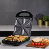 Imagen 4 Sandwichera 3 en 1 de 1500 W con capacidad para 4 sándwiches. Placas intercambiables RockStone para gofres y grill. Cocinado uniforme y limpieza sencilla.