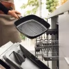 Imagen 7 Grill Polka Excellence 28 cm de aluminio fundido con revestimiento Teflon Profile. Fondo Full Induction indeformable apto para todas las cocinas y lavavajillas.