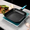 Imagen 5 Grill de 28 cm en aluminio forjado con antiadherente Teflon Platinum Plus. Fondo Full Induction apto para todo tipo de cocinas, lavavajillas y libre de PFOA.