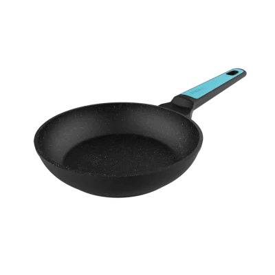 Sartén Polka Platinum 22 Bucket Thunder de aluminio forjado con revestimiento antiadherente Teflon Platinum Plus vista cenital