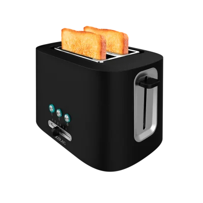 Tostadora Cecotec Toast&Taste 9000 Double blanca con soporte para panecillos y ranuras extraanchas