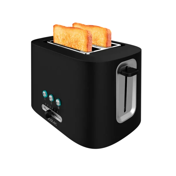 Tostadora Cecotec Toast&Taste 9000 Double blanca con soporte para panecillos y ranuras extraanchas