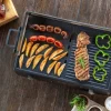 Imagen 7 Barbacoa eléctrica de sobremesa PerfectRoast 3000 Inox de CECOTEC con 3000 W, superficie mixta y revestimiento RockStone. Incluye termostato y recogegrasas.
