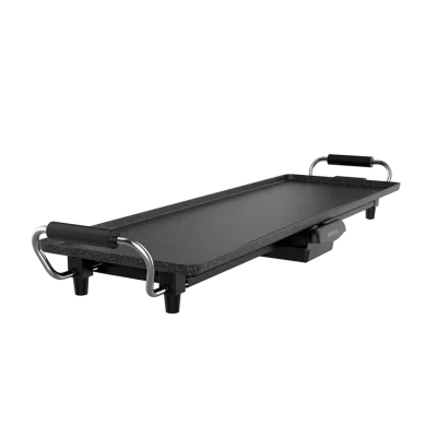 Plancha de asar eléctrica Tasty&Grill 3000 RockWater XL con superficie de piedra y termostato regulable