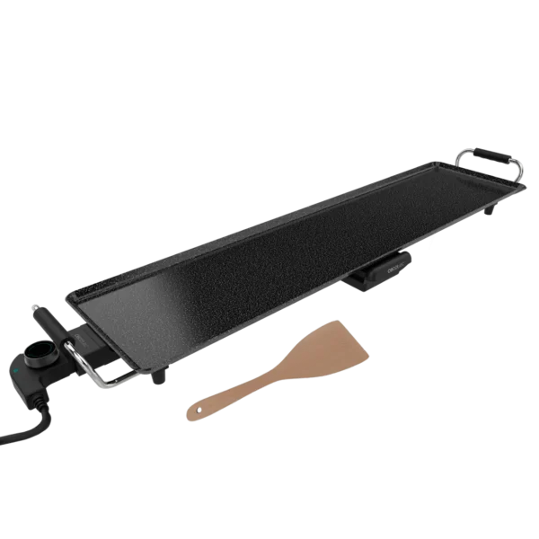 Plancha de asar eléctrica Cecotec Tasty&Grill 3000 RockWater XXL con superficie de gran tamaño y revestimiento de piedra