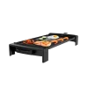 Plancha de asar eléctrica Cecotec Tasty&Grill 2500 BlackWater MixGrill con superficie mixta antiadherente y termostato regulable
