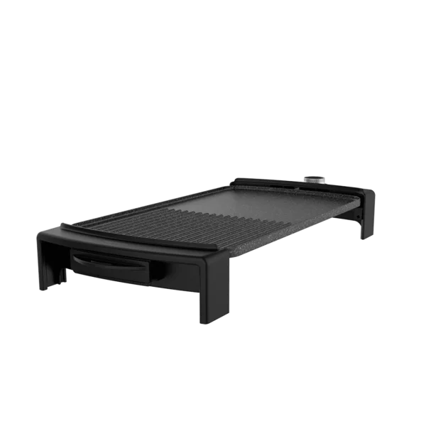 Imagen 2 Plancha eléctrica Tasty&Grill 2500 RockWater MixGrill de 2150 W. Superficie mixta con revestimiento antiadherente para cocinar carne y verduras fácilmente.