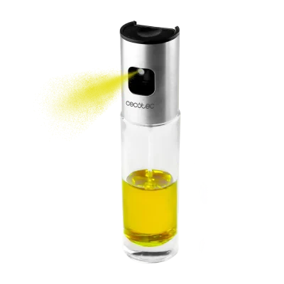 Aceitera pulverizadora Polka OilSpray 1000 CecoFry de vidrio y acero inoxidable para freidora de aire