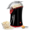 Palomitero eléctrico Cecotec Fun&Taste P'Corn rojo preparando palomitas por aire caliente con cuchara dosificadora