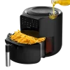 Imagen 2 Freidora de aire Cecofry Rain Pack de 5,5 L con spray de aceite automático y 1550 W. Cocina sana con autolimpieza, 8 menús y accesorios de silicona.