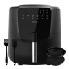 Imagen 3 Freidora de aire Cecofry Rain Pack de 5,5 L con spray de aceite automático y 1550 W. Cocina sana con autolimpieza, 8 menús y accesorios de silicona.
