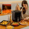 Imagen 7 Freidora de aire Cecofry Rain Pack de 5,5 L con spray de aceite automático y 1550 W. Cocina sana con autolimpieza, 8 menús y accesorios de silicona.