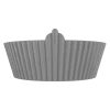 Cecofry Bucket Pack Accesories S set de tres moldes circulares de silicona para freidoras de aire con asas antiquemaduras
