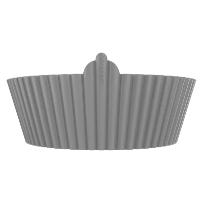 Cecofry Bucket Pack Accesories S set de tres moldes circulares de silicona para freidoras de aire con asas antiquemaduras