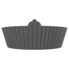 Imagen 3 Pack de 3 moldes de silicona para freidoras de aire de 5 a 8 litros. Accesorios BPA Free con diseño de circulación de aire y fácil limpieza para cocina saludable.
