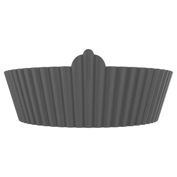 Imagen 3 Pack de 3 moldes de silicona para freidoras de aire de 5 a 8 litros. Accesorios BPA Free con diseño de circulación de aire y fácil limpieza para cocina saludable.
