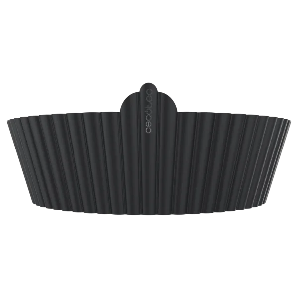 Imagen 5 Pack de 3 moldes de silicona para freidoras de aire de 5 a 8 litros. Accesorios BPA Free con diseño de circulación de aire y fácil limpieza para cocina saludable.