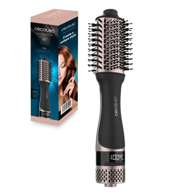 Cepillo de aire Cecotec Bamba CeramicCare Unique Touch con pantalla digital y cerdas con revestimiento cerámico