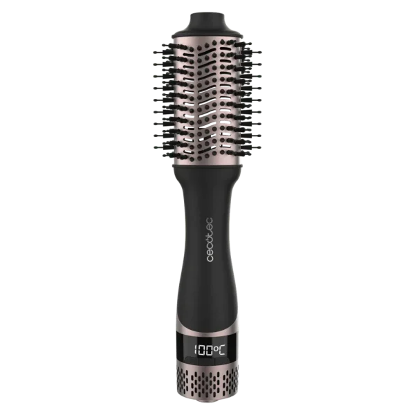 Imagen 2 Cepillo de aire Cecotec Bamba CeramicCare Unique Touch con pantalla LCD, revestimiento de cerámica y tecnología iónica para un cabello brillante y sin frizz.