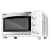 Imagen 2 Horno de sobremesa Bake&Toast 2300 White de Cecotec con 23 litros de capacidad, 1500 W, puerta de doble cristal y temperatura regulable hasta los 230 ºC.