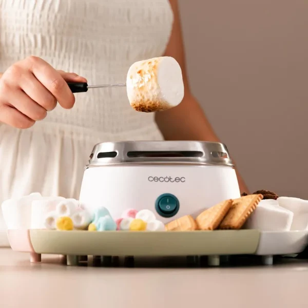 Imagen 4 Máquina de algodón de azúcar de 500 W con diseño retro. Totalmente desmontable para fácil limpieza, funciona con azúcar y caramelos duros.