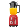 Imagen 2 Batidora de vaso Power Black Titanium RetroRed de 1200 W con cuchillas de titanio negro y jarra de cristal de 1,5 L para resultados profesionales.