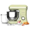 Batidora amasadora Cecomixer Merengue 5L 1200 Ice-Cream Green con bol de acero inoxidable y accesorios de repostería