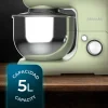 Imagen 8 Batidora amasadora Cecotec de 1200 W con 5 funciones, bol de 5 litros y función heladera. Repostería profesional con diseño vintage y movimiento planetario.
