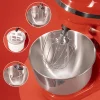 Imagen 6 Batidora amasadora Cecotec de 1200 W con bol de 5 L y función para helados. Diseño elegante en color rojo con 5 funciones ideales para repostería avanzada.