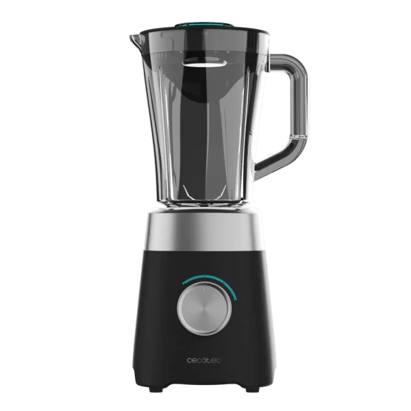 Imagen 2 Batidora de vaso Power Black Titanium 1300MAX B de 1300 W. Incluye cuchillas de titanio negro, jarra de 1,5 L, 2 velocidades y función Pulse para picar hielo.