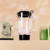 Imagen 7 Batidora de vaso Power Black Titanium RetroGreen de 1200W con jarra de cristal de 1,5L y cuchillas de titanio negro para batidos y mezclas perfectas.