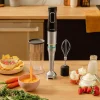 Imagen 6 Batidora de mano Cecotec Katana 12 Cream B de 1200 W con tecnología Perreo Move, pie XL y 21 velocidades. Potencia y precisión para resultados profesionales.